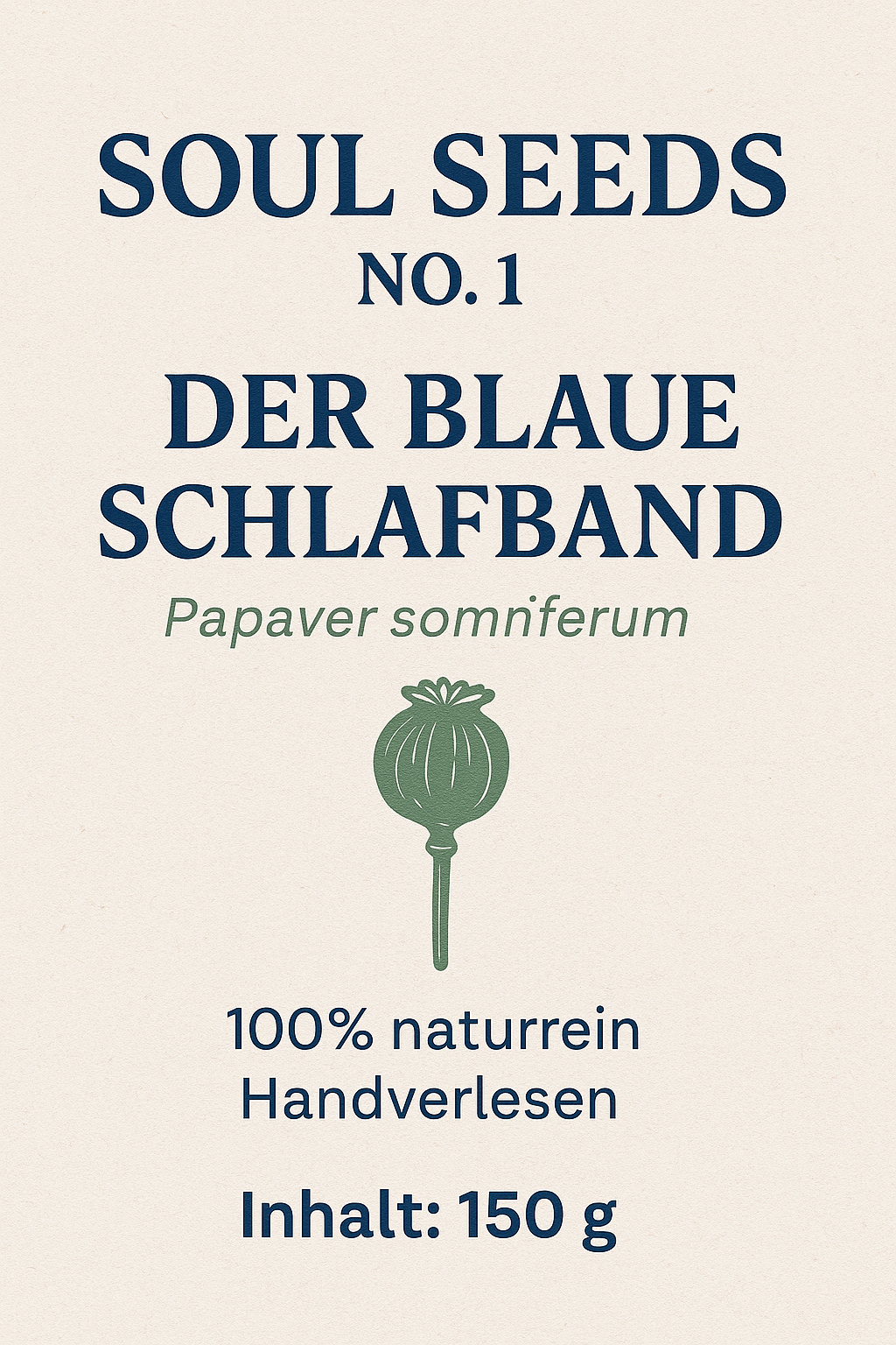 Soul Seeds No. 1 – Blue Poppy Seeds