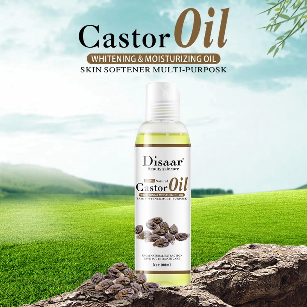 Organic Castor Oil Body Relaxation Massage Essential Oil Mixing Moisturizing Body Emollient Brightening Oil 100ml
