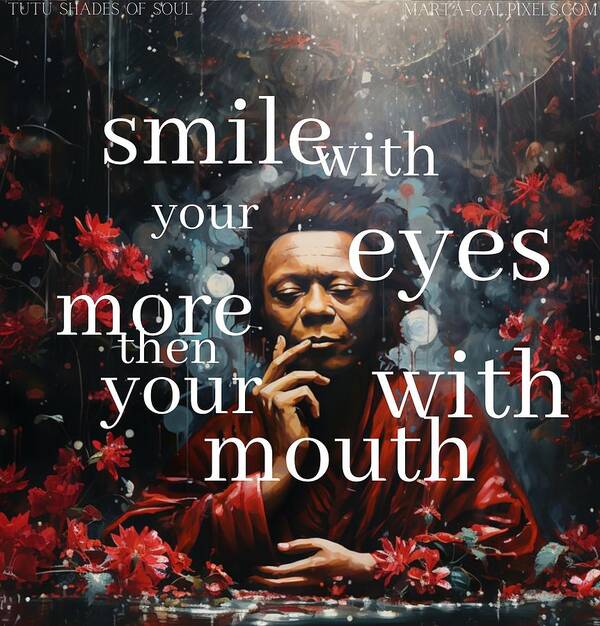 Eyes of Harmony - A Digital Ode to Miles Davis - Art Print