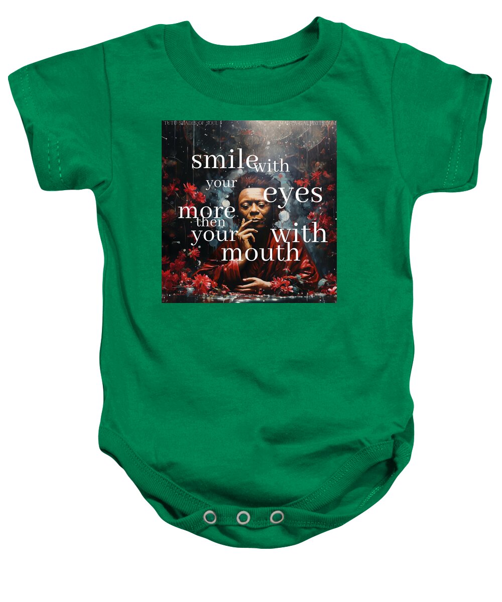 Eyes of Harmony - A Digital Ode to Miles Davis - Baby Onesie