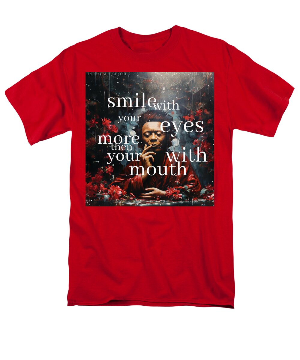 Eyes of Harmony - A Digital Ode to Miles Davis - Men's T-Shirt (Regular Fit)