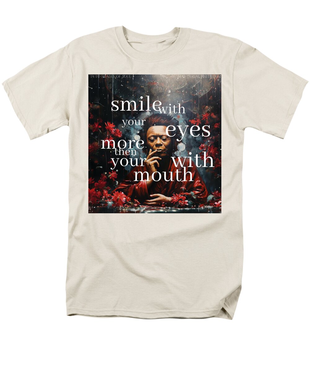 Eyes of Harmony - A Digital Ode to Miles Davis - Men's T-Shirt (Regular Fit)