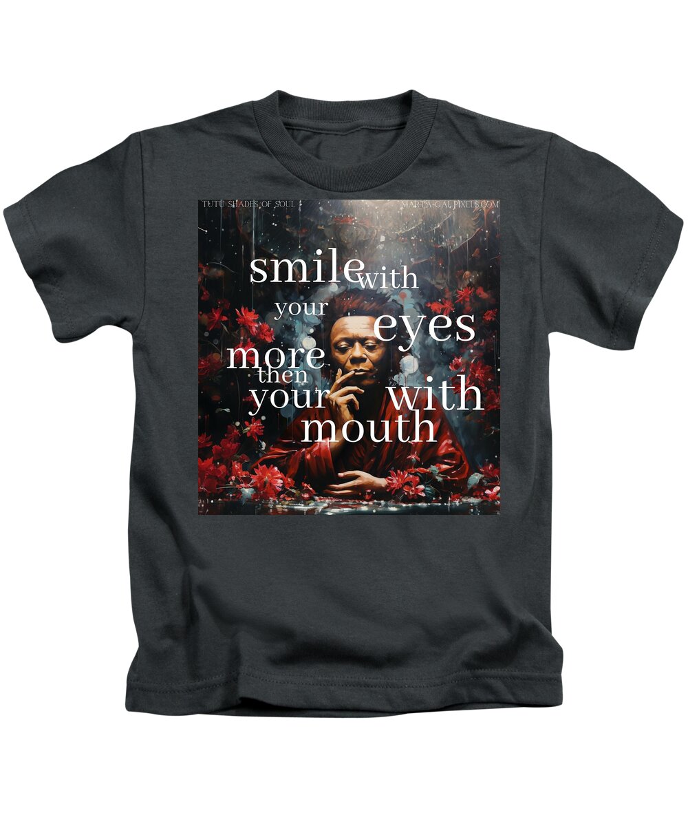 Eyes of Harmony - A Digital Ode to Miles Davis - Kids T-Shirt