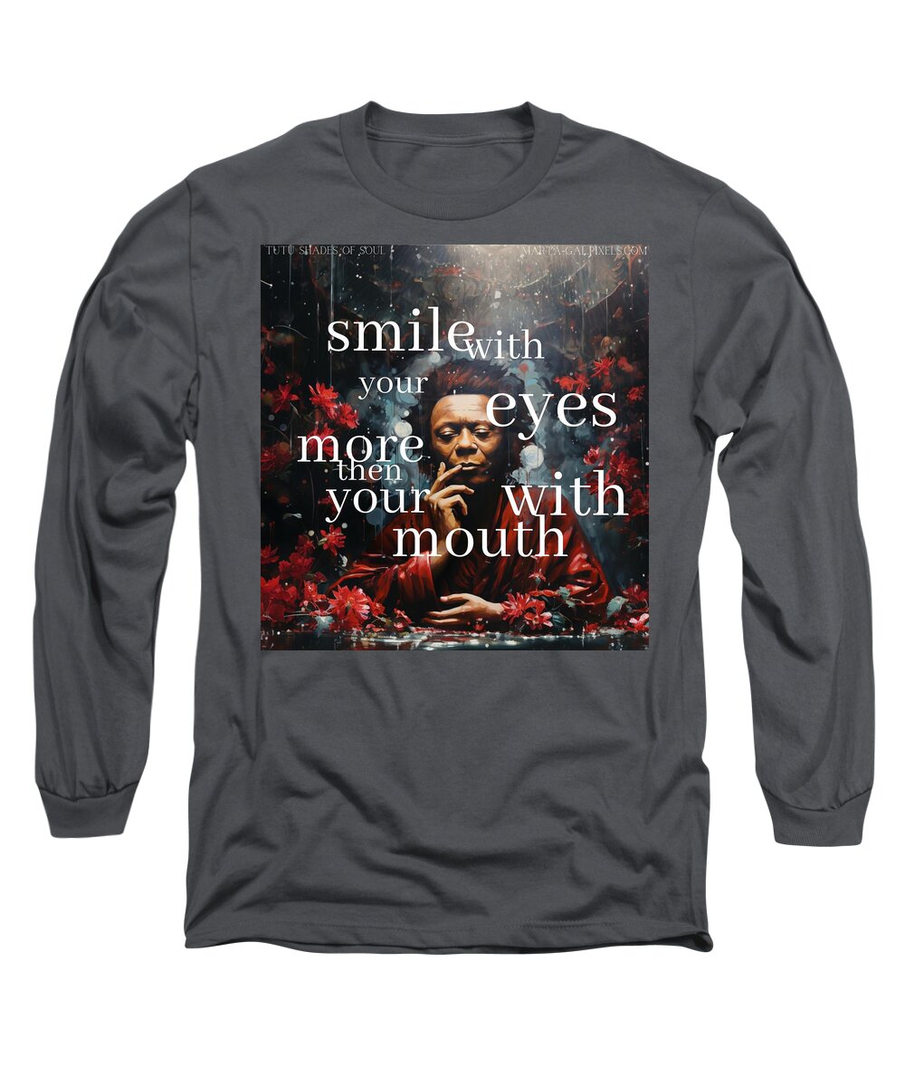 Eyes of Harmony - A Digital Ode to Miles Davis - Long Sleeve T-Shirt
