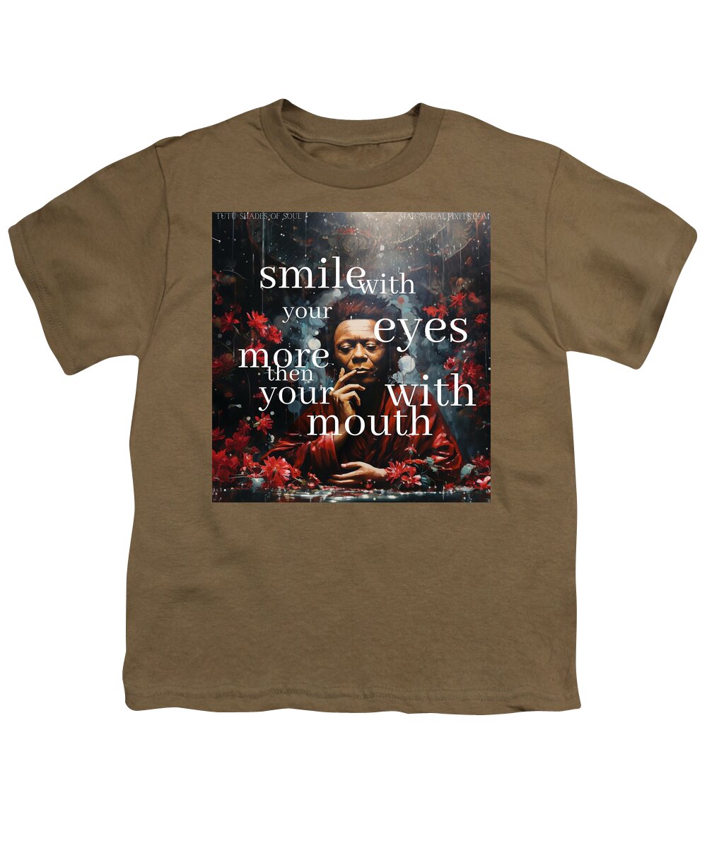 Eyes of Harmony - A Digital Ode to Miles Davis - Youth T-Shirt