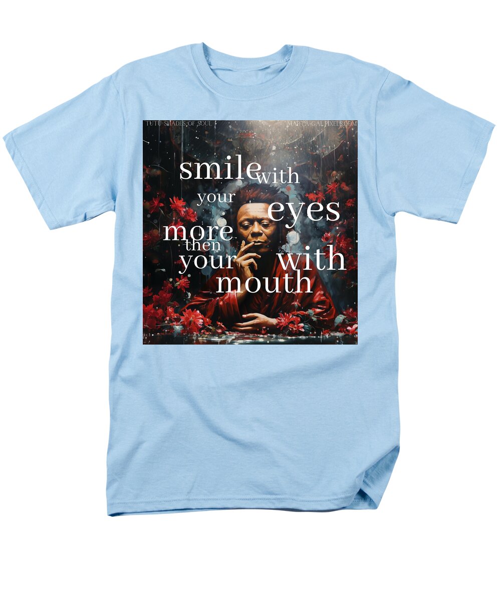Eyes of Harmony - A Digital Ode to Miles Davis - Men's T-Shirt (Regular Fit)