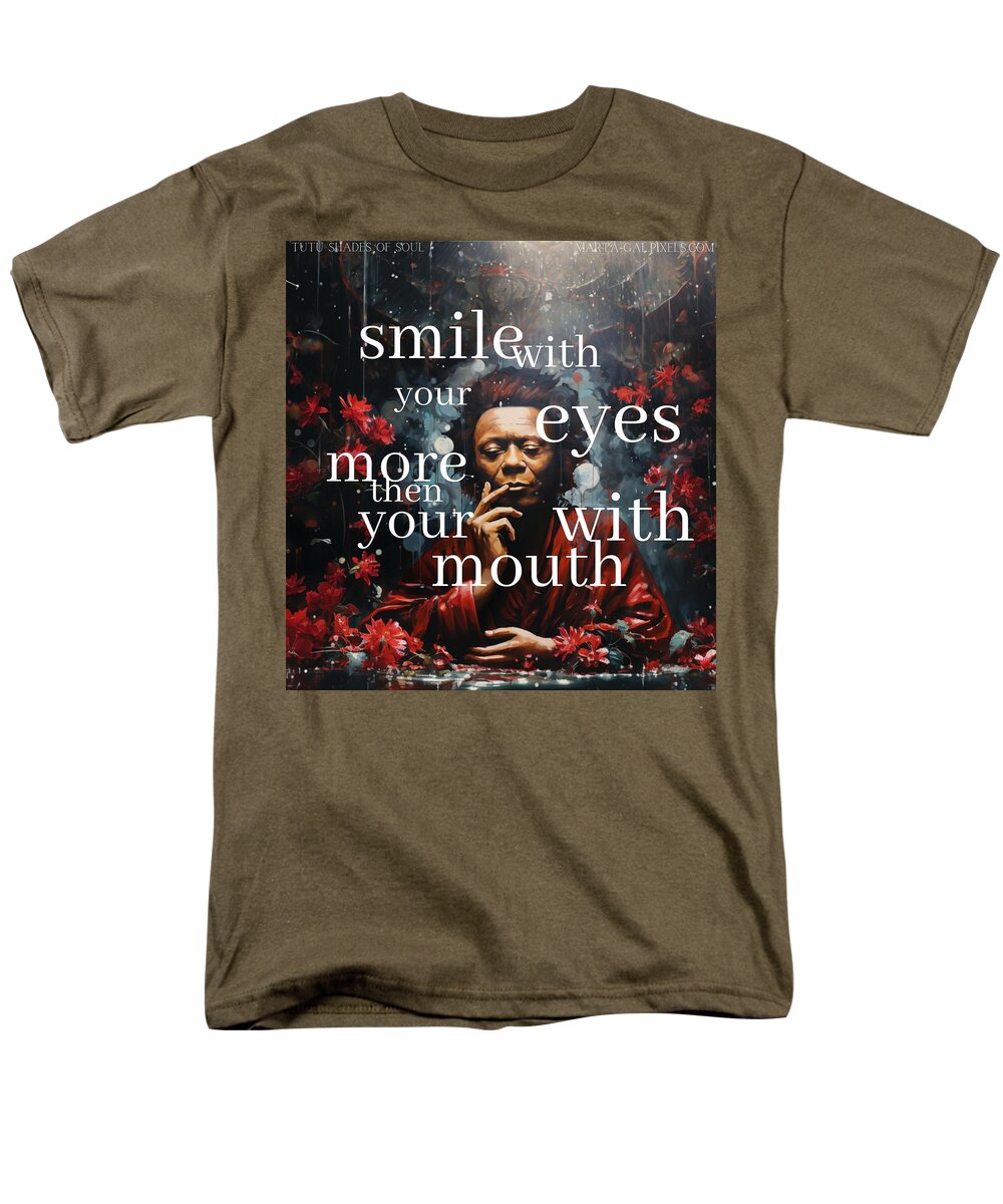 Eyes of Harmony - A Digital Ode to Miles Davis - Men's T-Shirt (Regular Fit)
