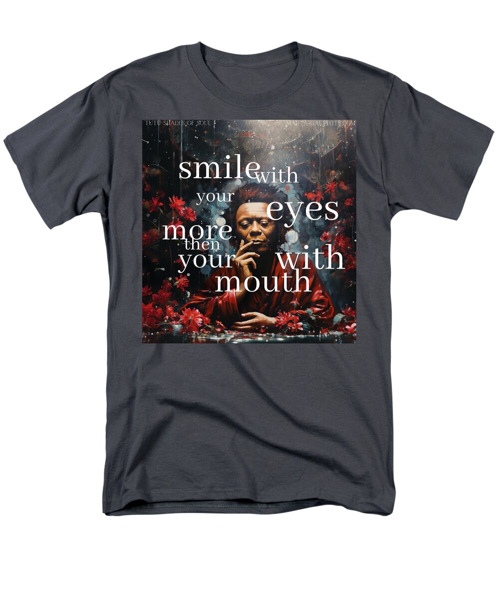 Eyes of Harmony - A Digital Ode to Miles Davis - Men's T-Shirt (Regular Fit)