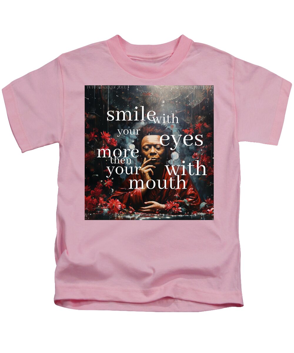Eyes of Harmony - A Digital Ode to Miles Davis - Kids T-Shirt