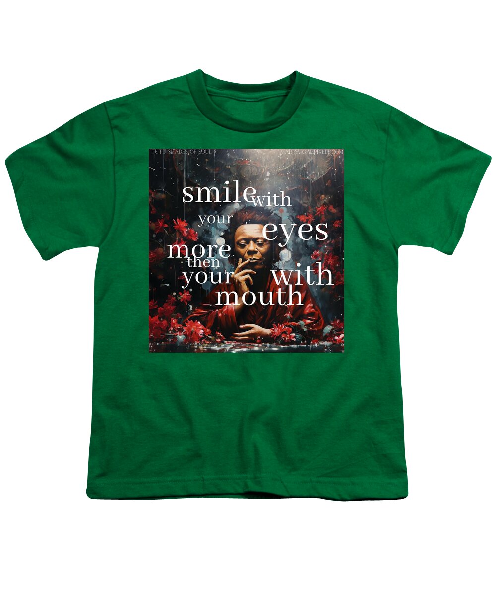 Eyes of Harmony - A Digital Ode to Miles Davis - Youth T-Shirt