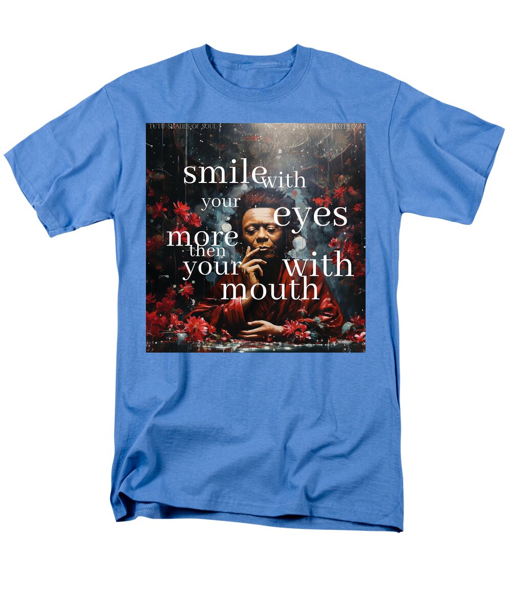 Eyes of Harmony - A Digital Ode to Miles Davis - Men's T-Shirt (Regular Fit)