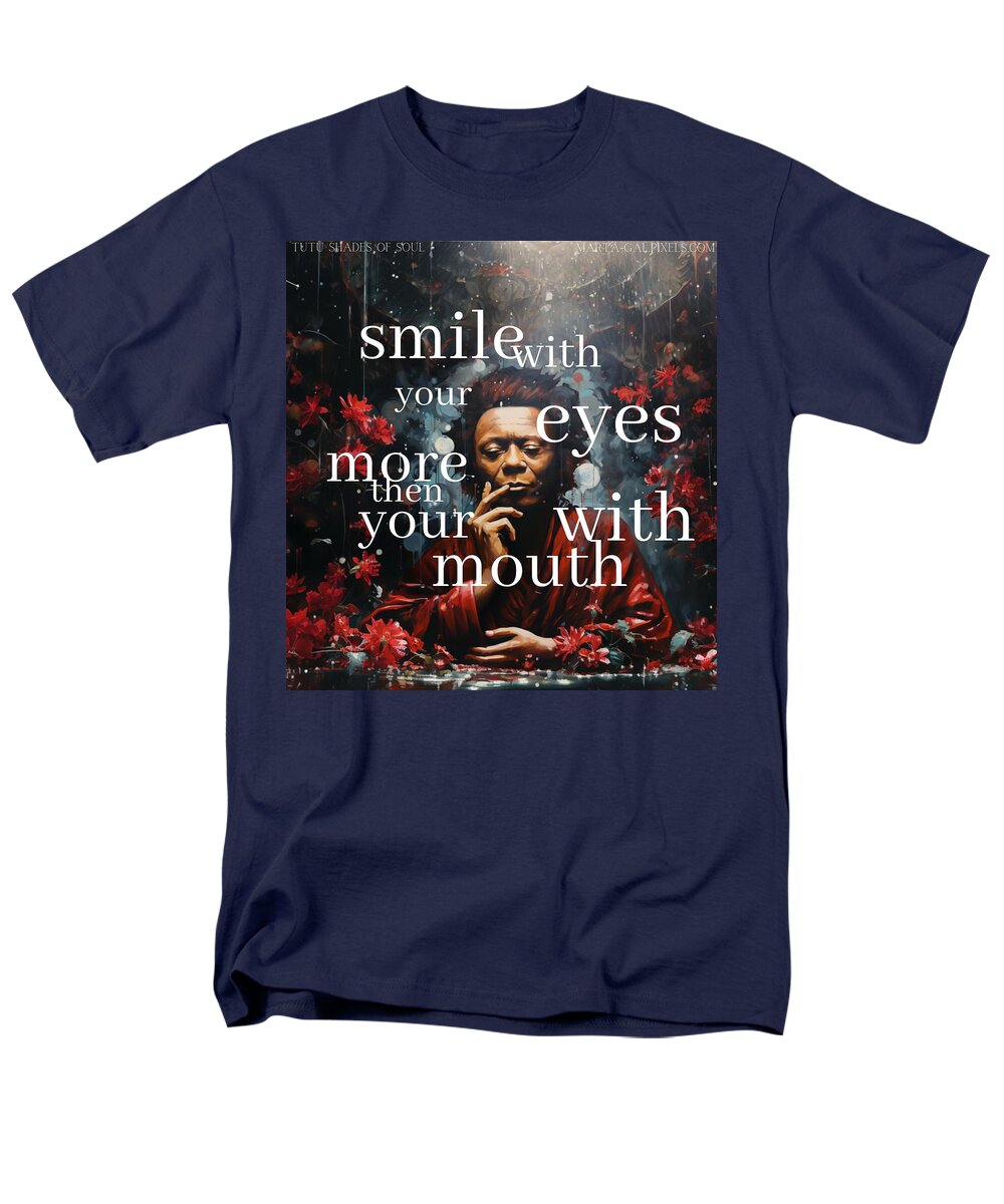 Eyes of Harmony - A Digital Ode to Miles Davis - Men's T-Shirt (Regular Fit)