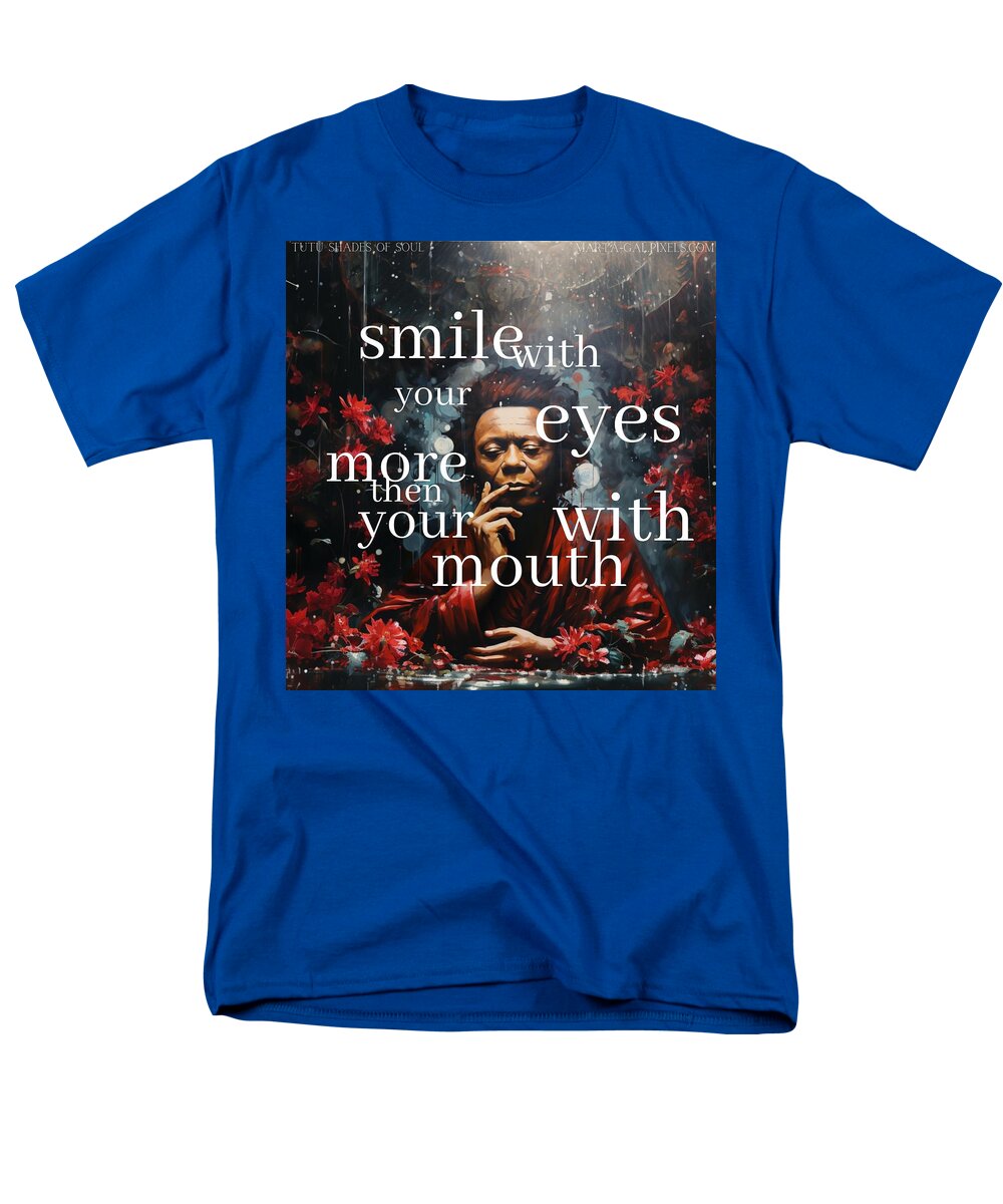 Eyes of Harmony - A Digital Ode to Miles Davis - Men's T-Shirt (Regular Fit)