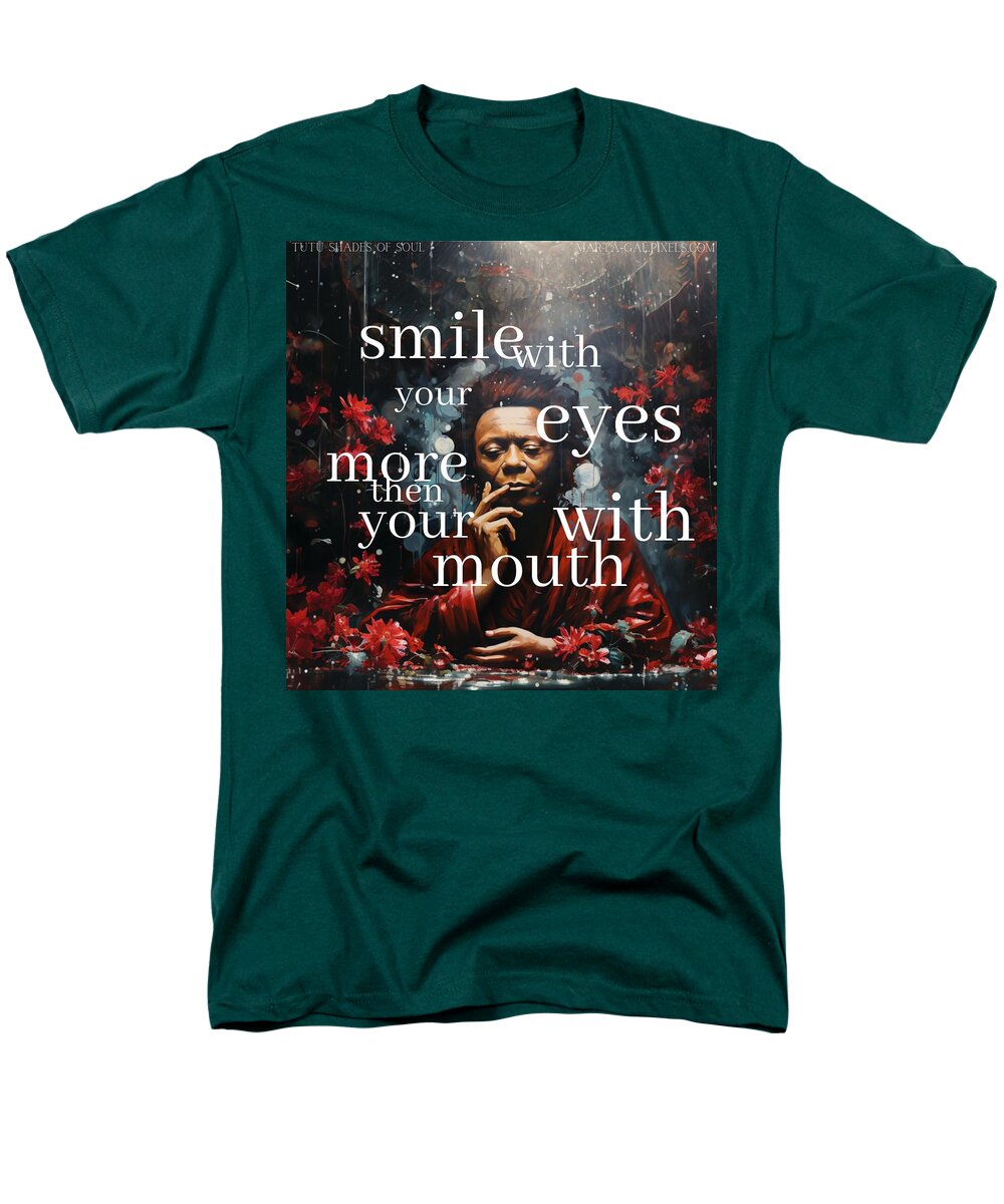 Eyes of Harmony - A Digital Ode to Miles Davis - Men's T-Shirt (Regular Fit)