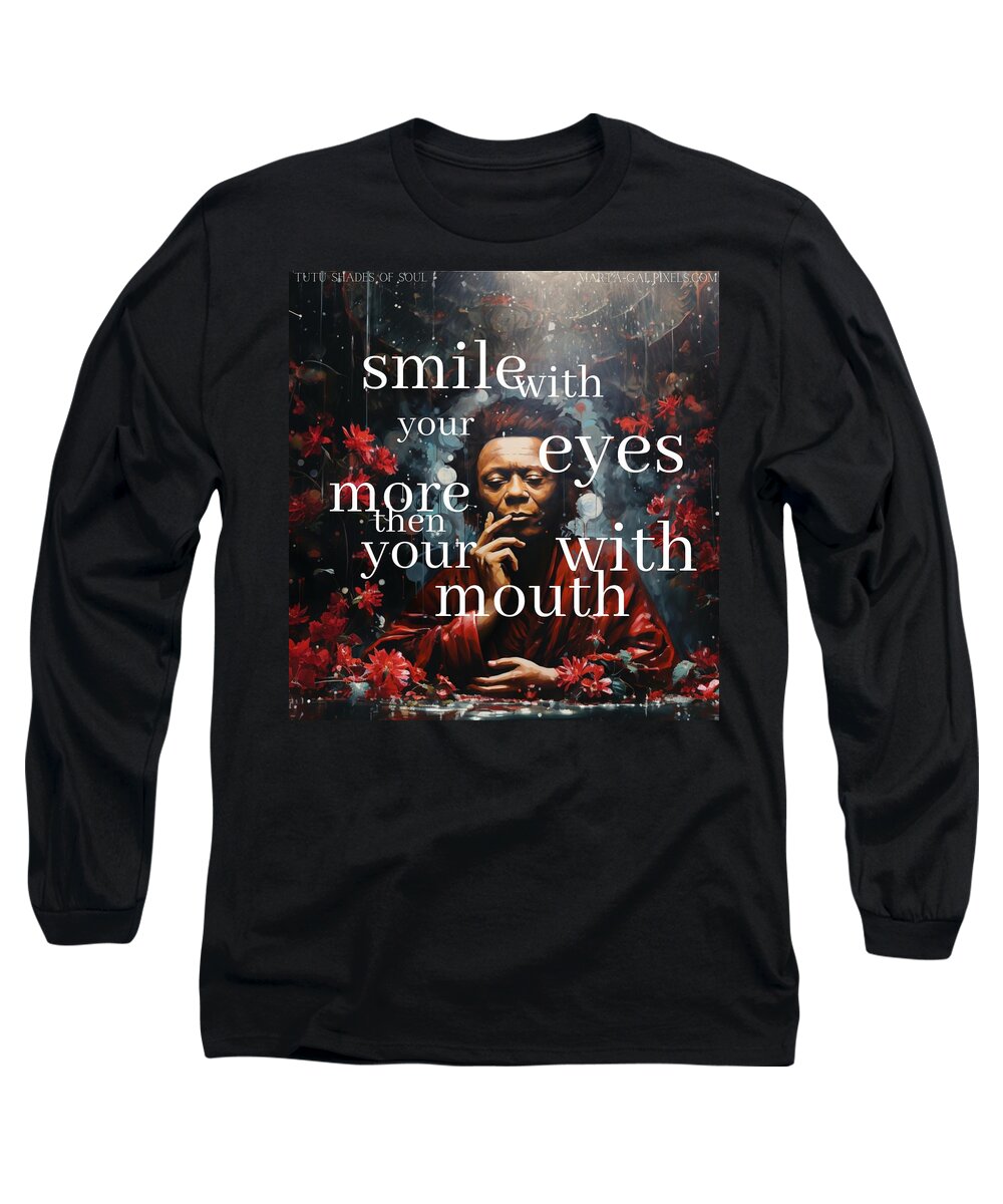 Eyes of Harmony - A Digital Ode to Miles Davis - Long Sleeve T-Shirt