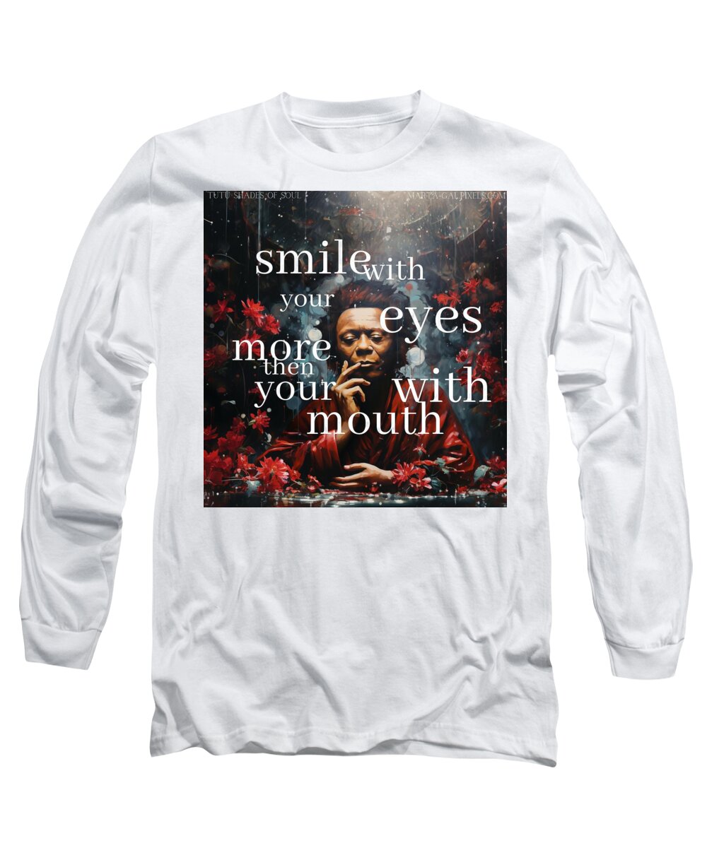 Eyes of Harmony - A Digital Ode to Miles Davis - Long Sleeve T-Shirt