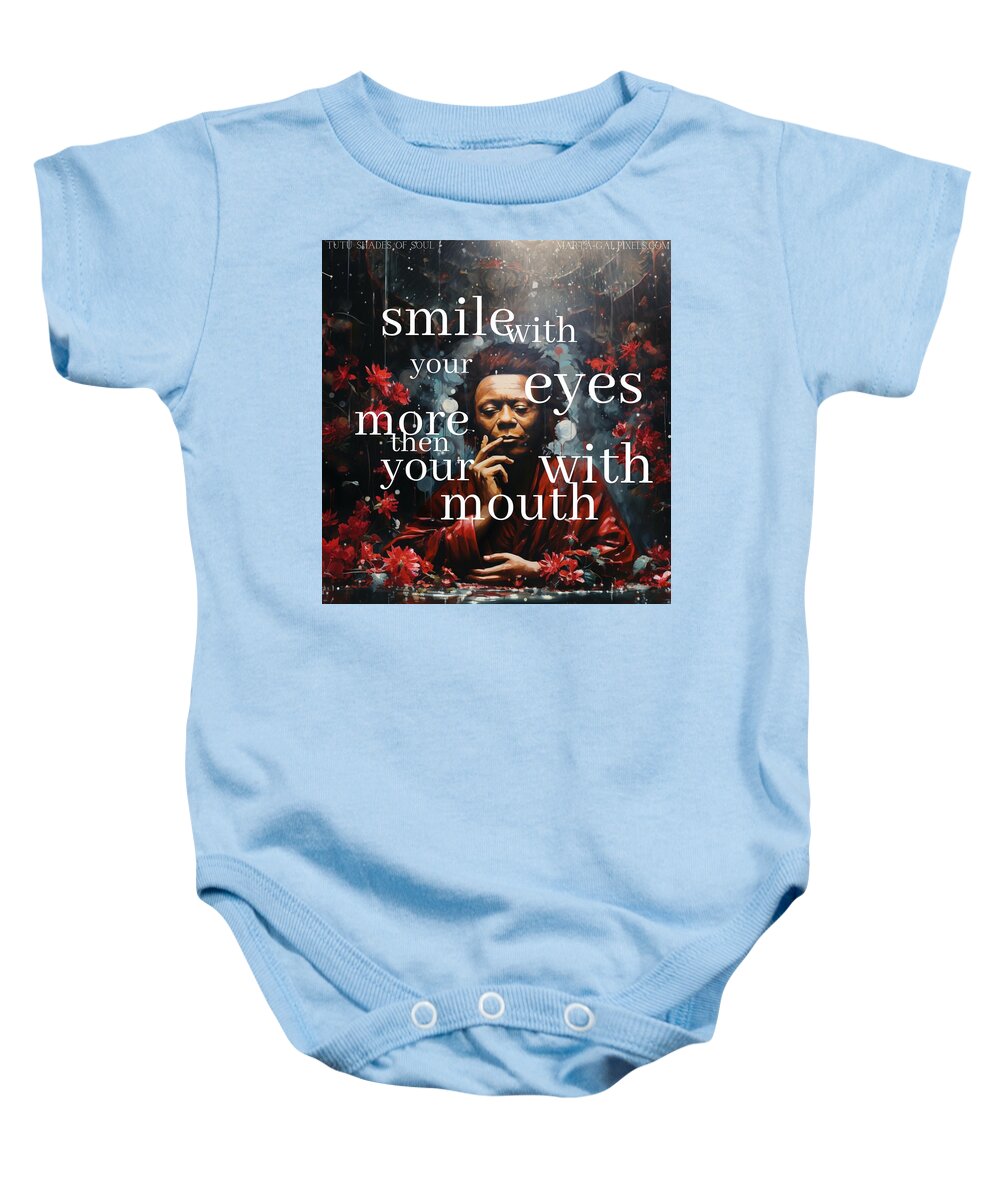 Eyes of Harmony - A Digital Ode to Miles Davis - Baby Onesie