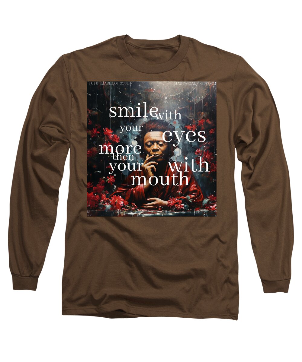 Eyes of Harmony - A Digital Ode to Miles Davis - Long Sleeve T-Shirt