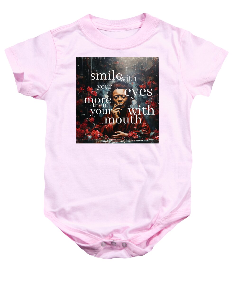 Eyes of Harmony - A Digital Ode to Miles Davis - Baby Onesie