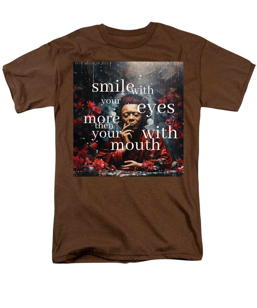 Eyes of Harmony - A Digital Ode to Miles Davis - Men's T-Shirt (Regular Fit)