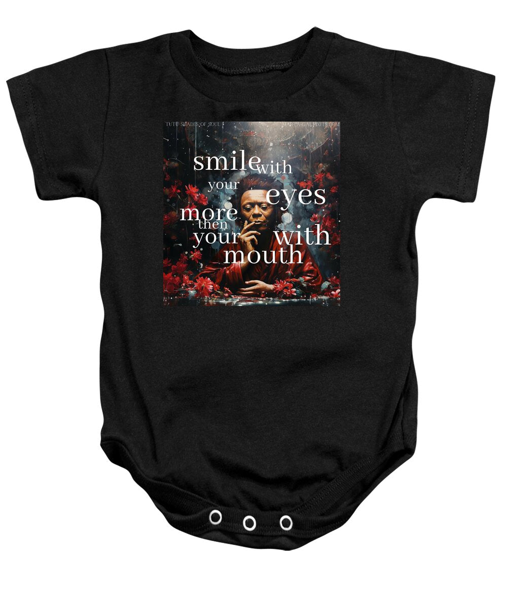 Eyes of Harmony - A Digital Ode to Miles Davis - Baby Onesie