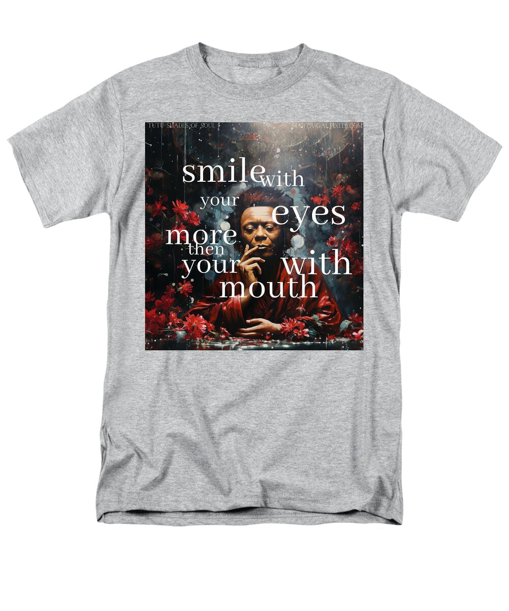 Eyes of Harmony - A Digital Ode to Miles Davis - Men's T-Shirt (Regular Fit)