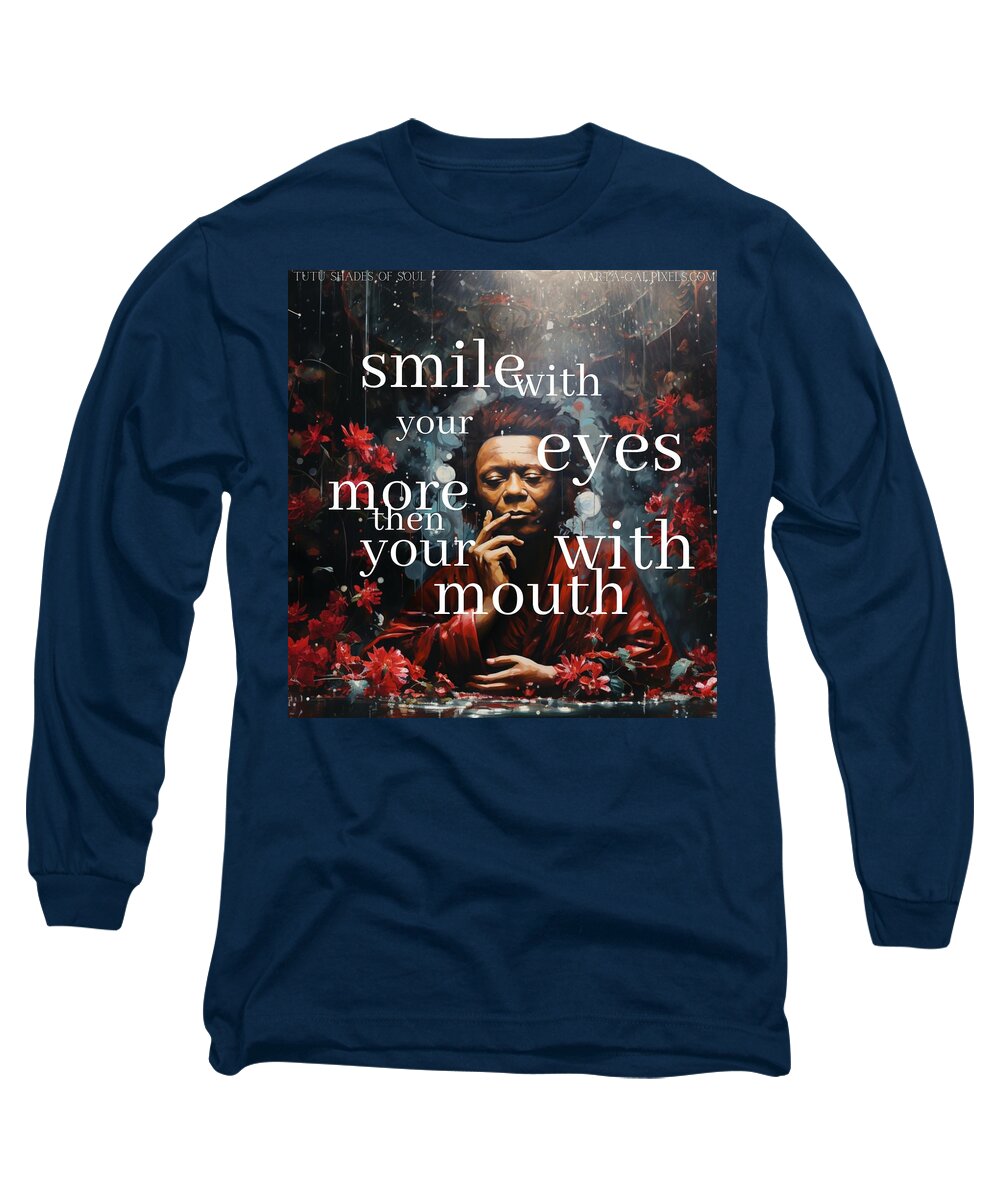 Eyes of Harmony - A Digital Ode to Miles Davis - Long Sleeve T-Shirt