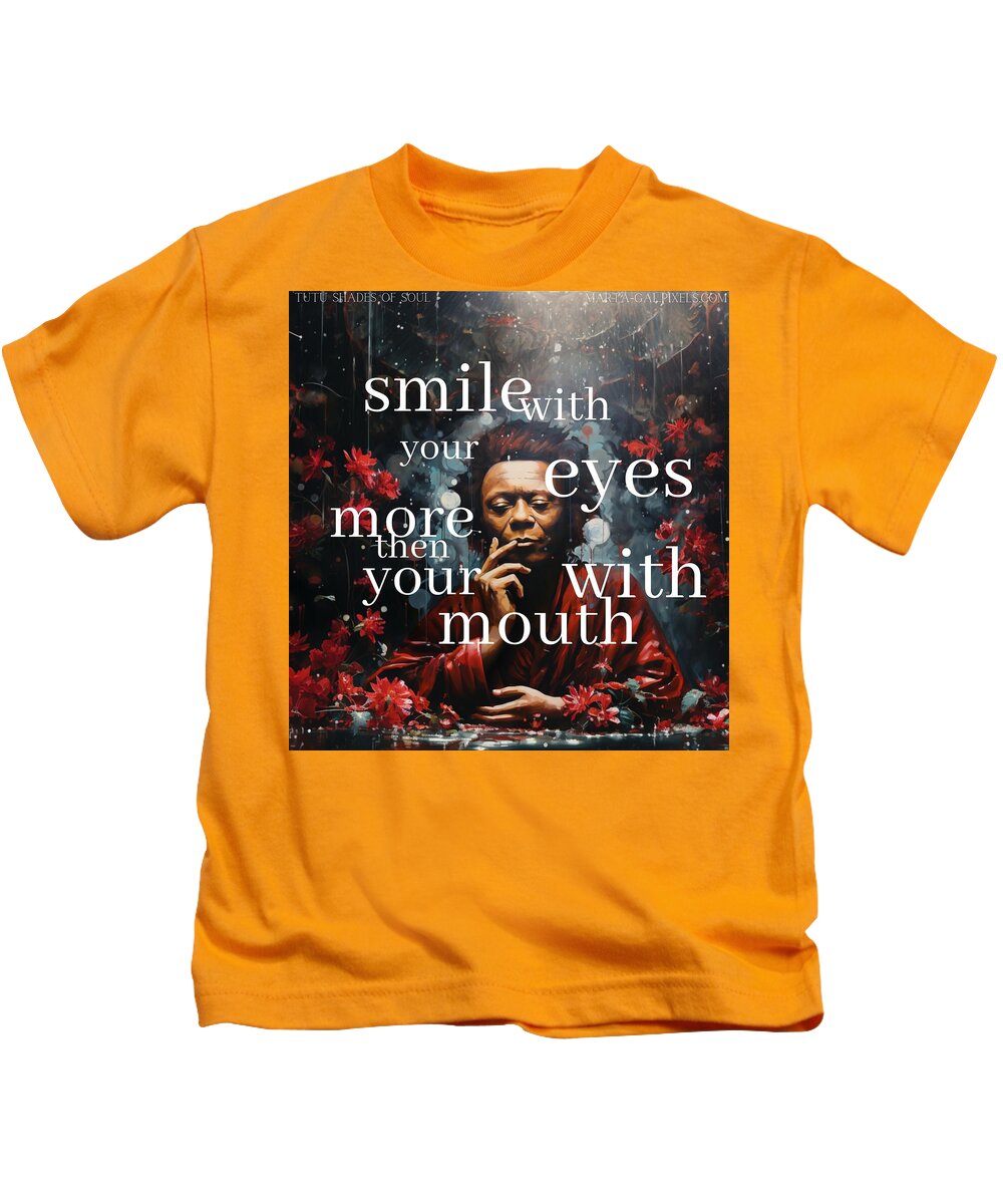 Eyes of Harmony - A Digital Ode to Miles Davis - Kids T-Shirt