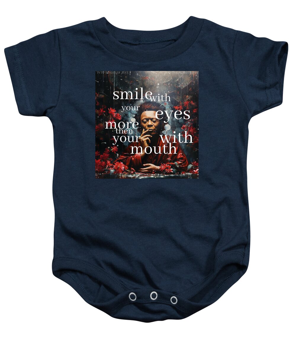 Eyes of Harmony - A Digital Ode to Miles Davis - Baby Onesie