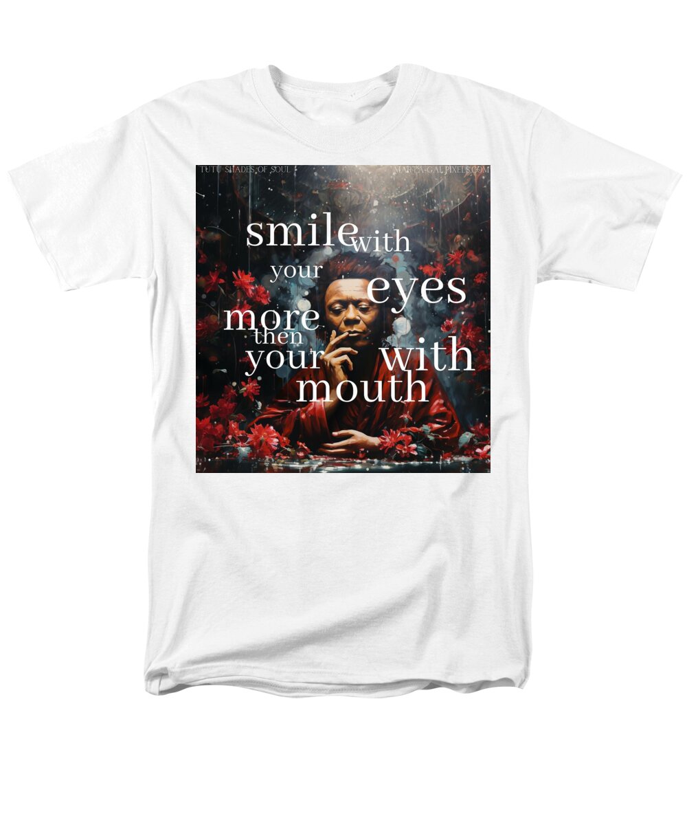 Eyes of Harmony - A Digital Ode to Miles Davis - Men's T-Shirt (Regular Fit)