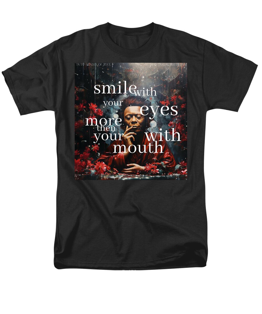 Eyes of Harmony - A Digital Ode to Miles Davis - Men's T-Shirt (Regular Fit)