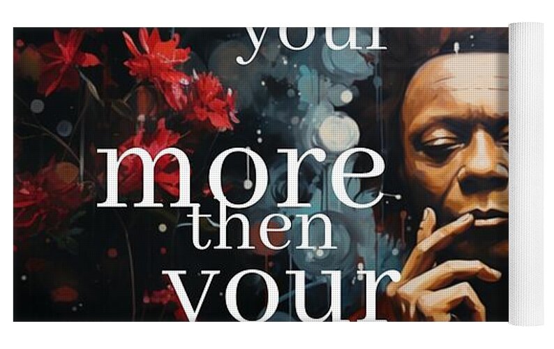 Eyes of Harmony - A Digital Ode to Miles Davis - Yoga Mat