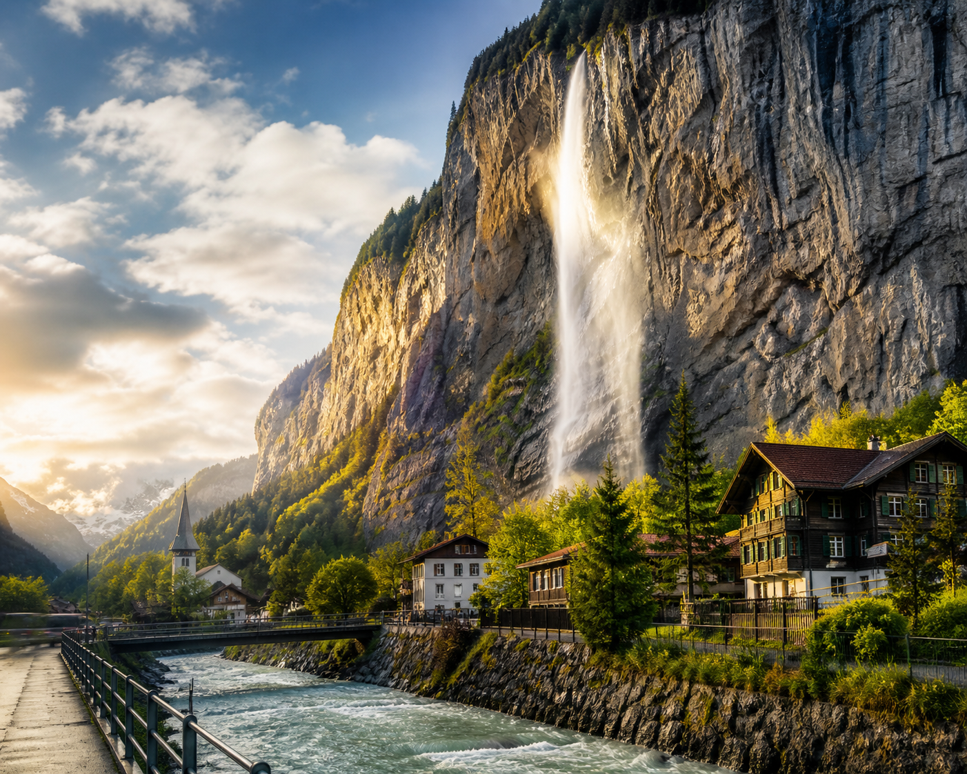 Lauterbrunnen 72 Waterfalls & BASE Jump Tour – Staubbachfall, Alpine Valley & Scenic Drive