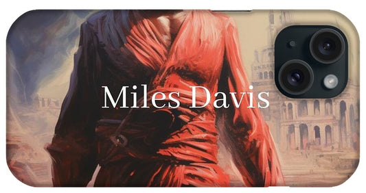 Crimson Reverie Miles Davis - Phone Case