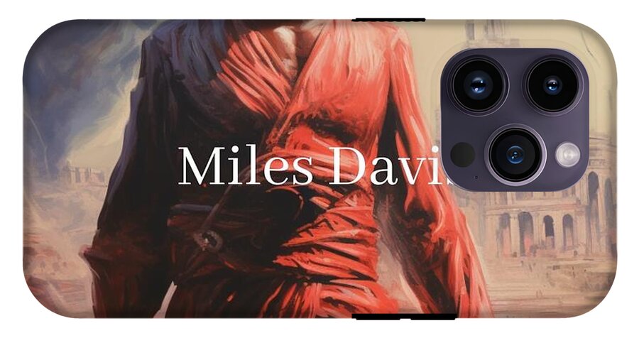 Crimson Reverie Miles Davis - Phone Case