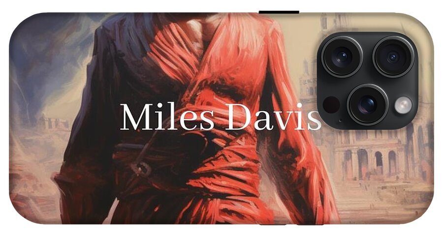 Crimson Reverie Miles Davis - Phone Case