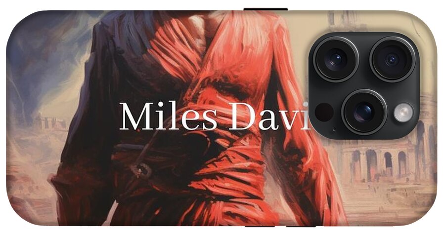 Crimson Reverie Miles Davis - Phone Case