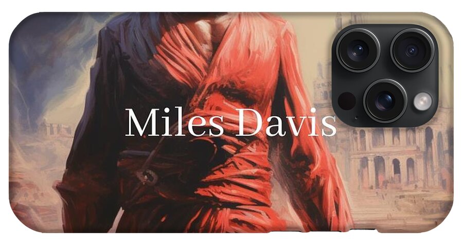 Crimson Reverie Miles Davis - Phone Case