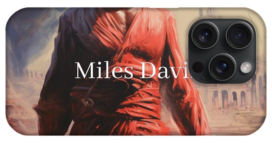 Crimson Reverie Miles Davis - Phone Case