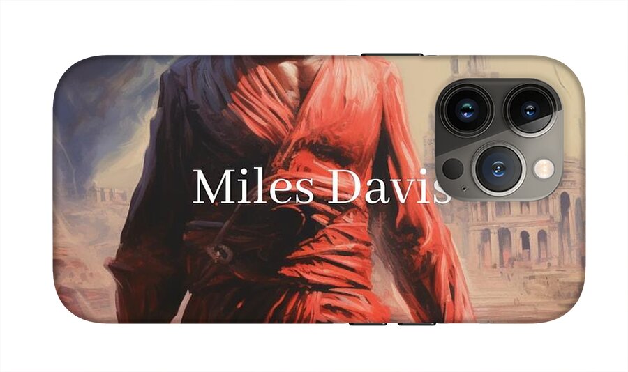 Crimson Reverie Miles Davis - Phone Case