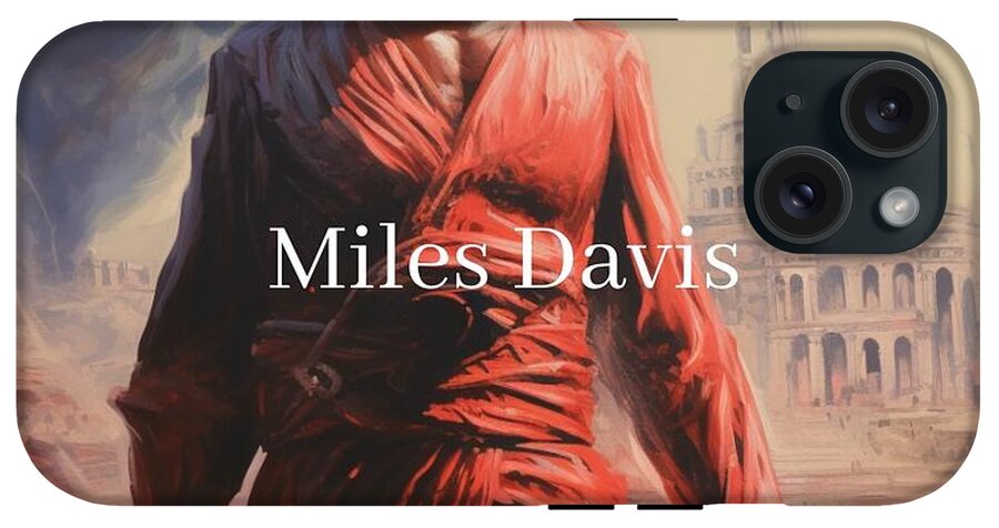 Crimson Reverie Miles Davis - Phone Case