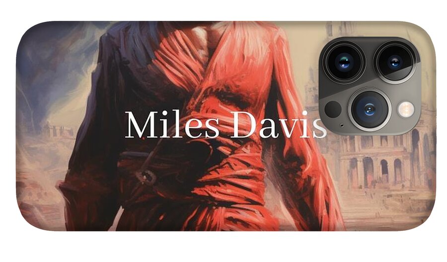 Crimson Reverie Miles Davis - Phone Case