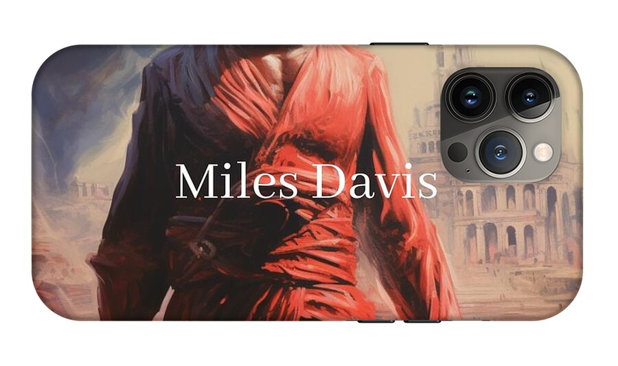 Crimson Reverie Miles Davis - Phone Case