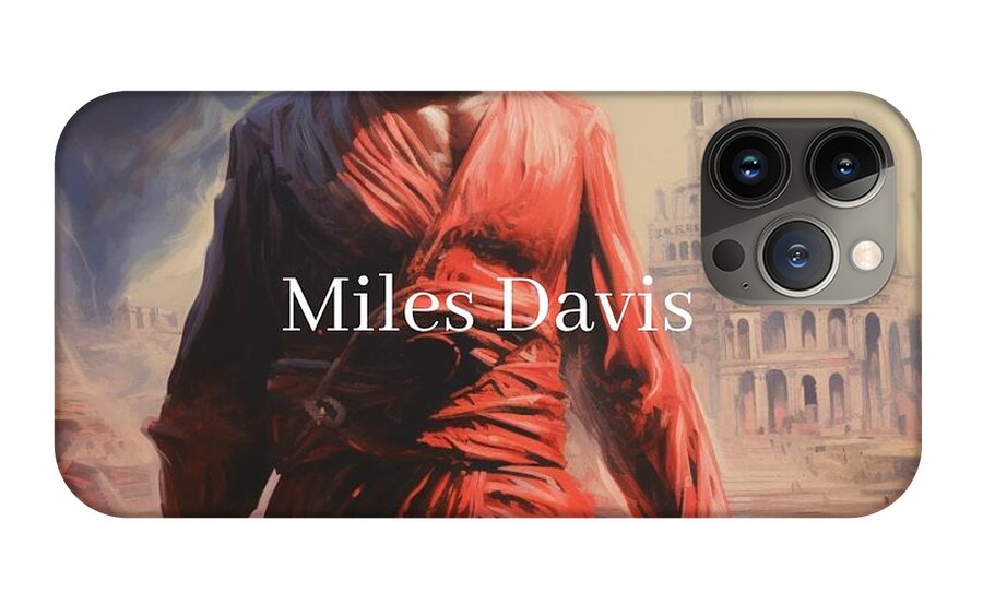 Crimson Reverie Miles Davis - Phone Case