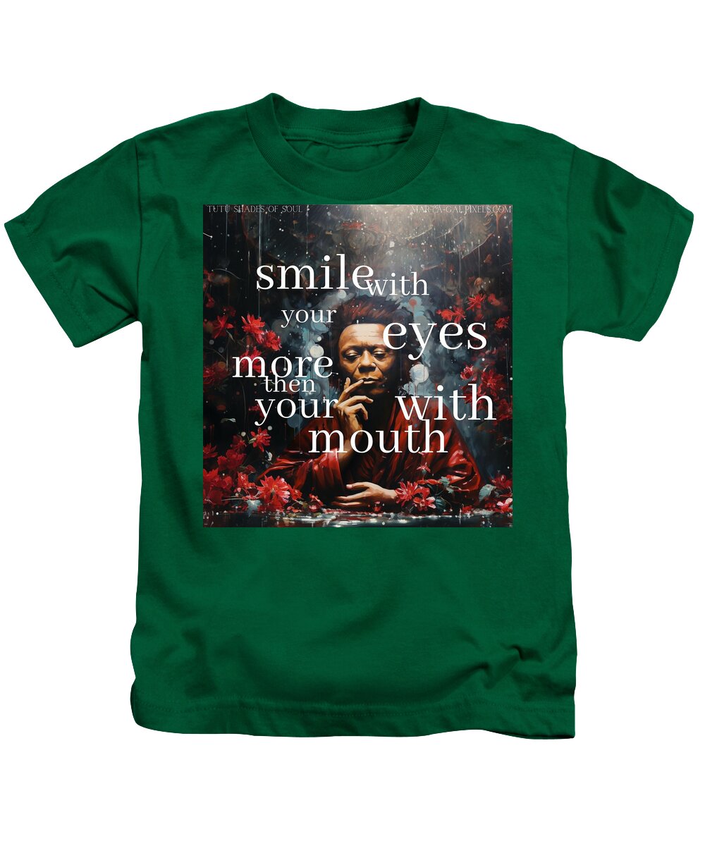 Eyes of Harmony -  A Digital Ode to Miles Davis - Kids T-Shirt