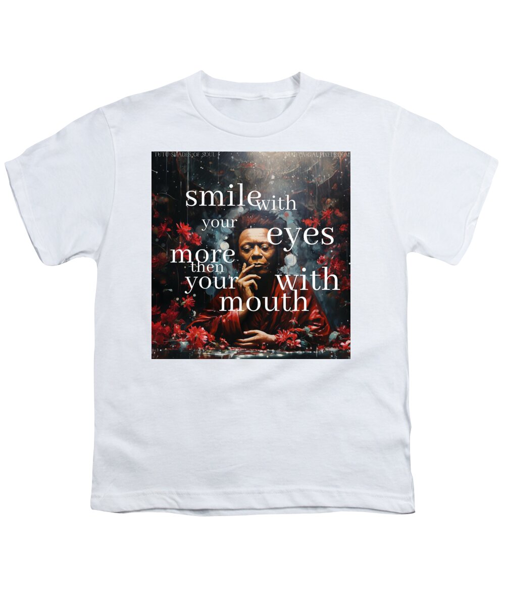 Eyes of Harmony -  A Digital Ode to Miles Davis - Youth T-Shirt