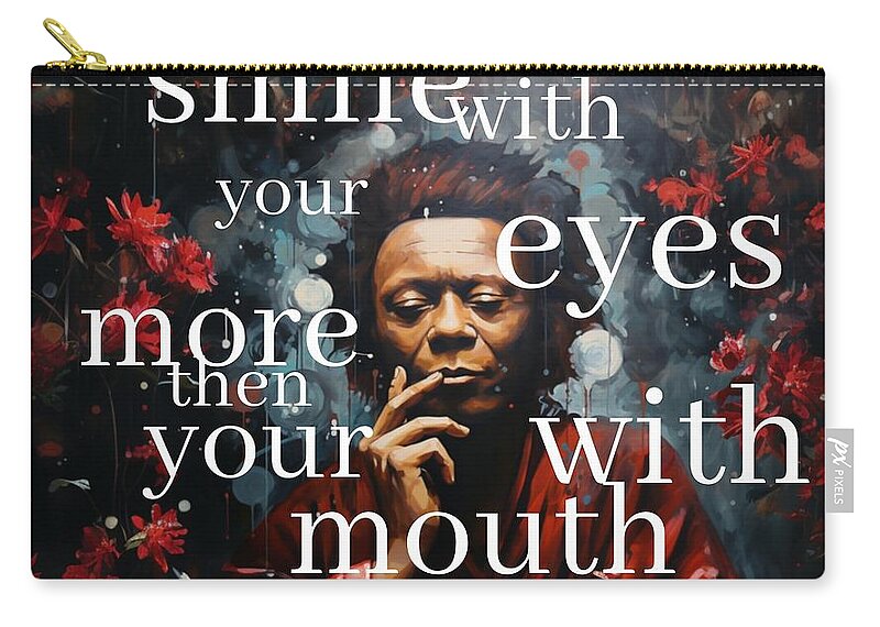 Eyes of Harmony -  A Digital Ode to Miles Davis - Zip Pouch