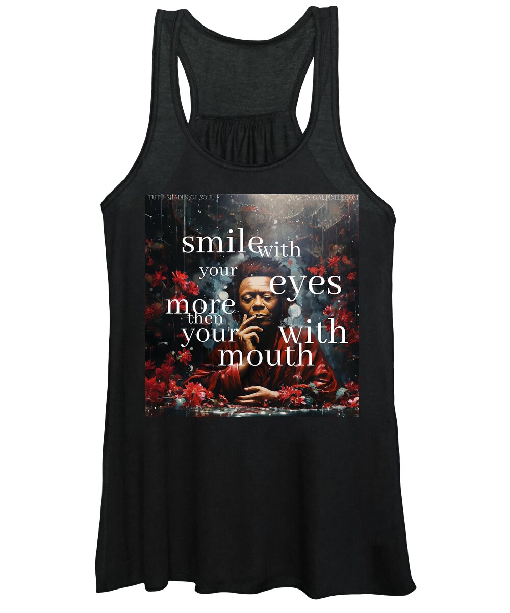 Eyes of Harmony -  A Digital Ode to Miles Davis - Women's Tank Top