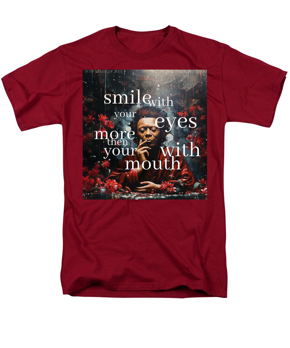 Eyes of Harmony -  A Digital Ode to Miles Davis - Men's T-Shirt  (Regular Fit)