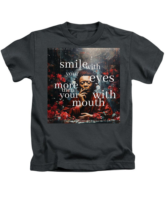 Eyes of Harmony -  A Digital Ode to Miles Davis - Kids T-Shirt